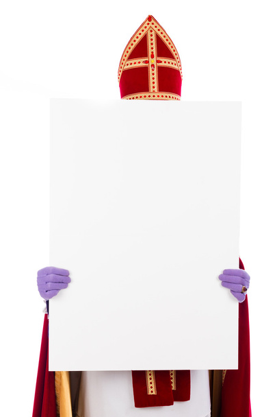 Sinterklaas avec carton
 - Photo, image