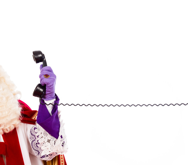Ręka Sinterklaas z telefonu - Zdjęcie, obraz