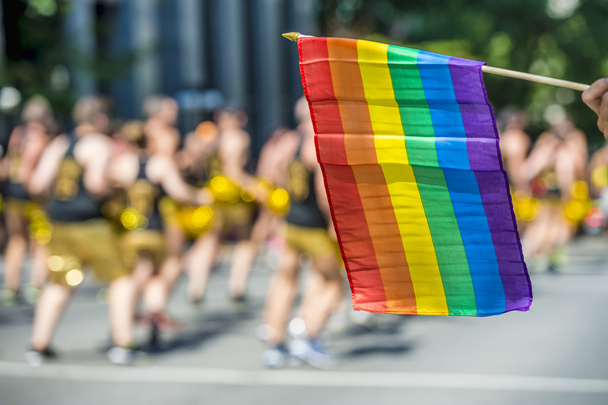 Rainbow flag - Photo, Image