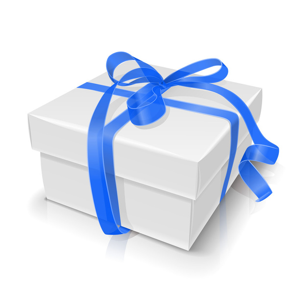κουτί δώρου με φιόγκο - Διάνυσμα, εικόνα