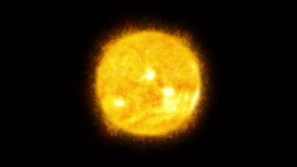 太陽表面のアニメーション - 映像、動画