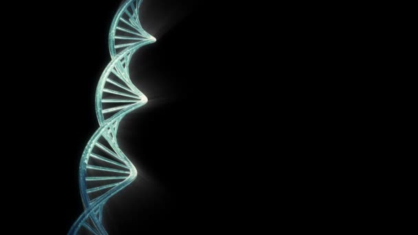 DNA z molekularnych migotać - Materiał filmowy, wideo