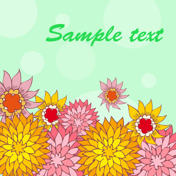 Floral design background - ベクター画像