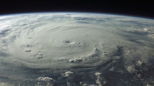hurricane as seen from space - Footage, Video