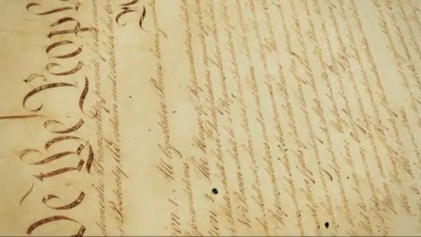 US Constitution fly through - Footage, Video
