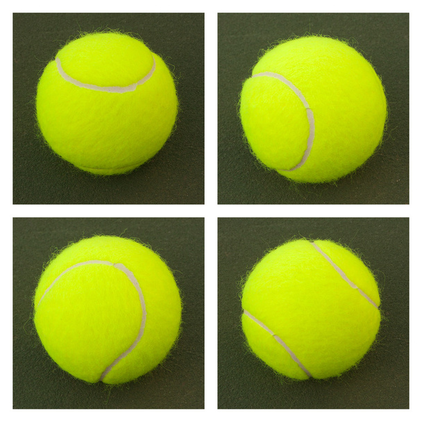 黄色いテニスボール 12 - 写真・画像