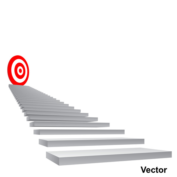 conceptual red target - Vector, Image