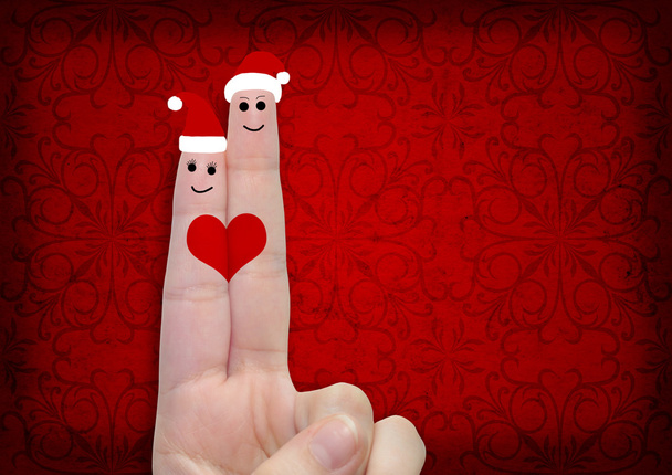 muž a žena prsty v lásce - Fotografie, Obrázek