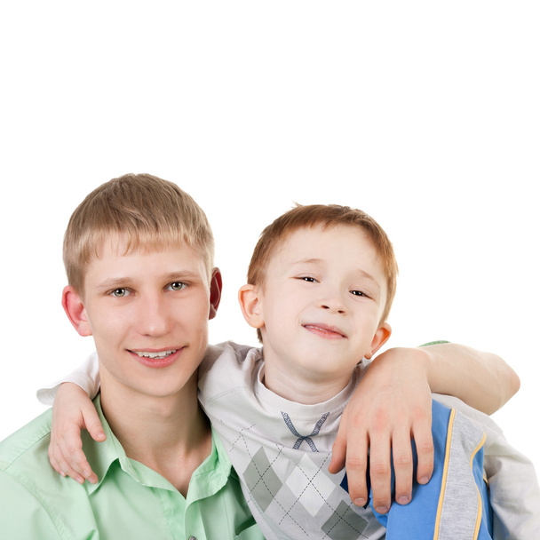 adult and kid brothers - Photo, Image