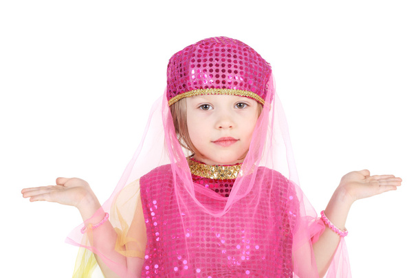 pretty little girl in costume - Fotó, kép