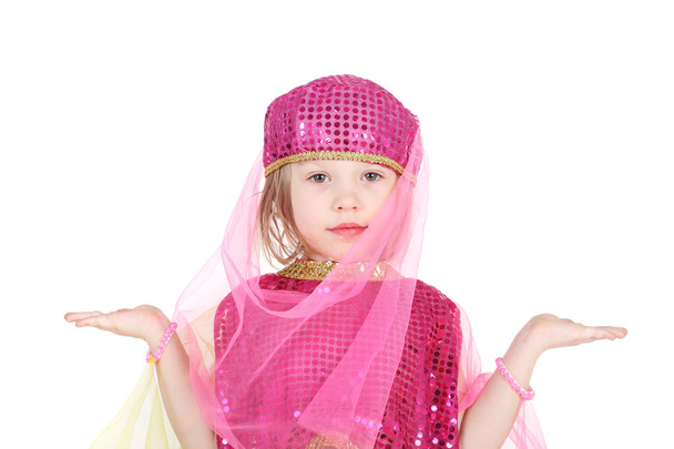 pretty little girl in costume - Foto, Bild