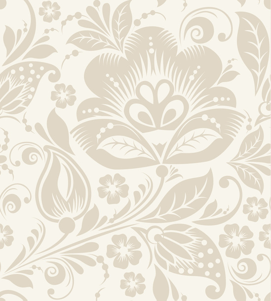 Vector floral vintage rústico patrón sin costuras
 - Vector, imagen