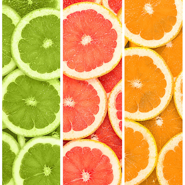 Fresh grapefruit as a background - Foto, Imagen