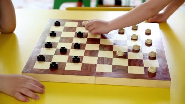 Children Playing Checkers - Footage, Video
