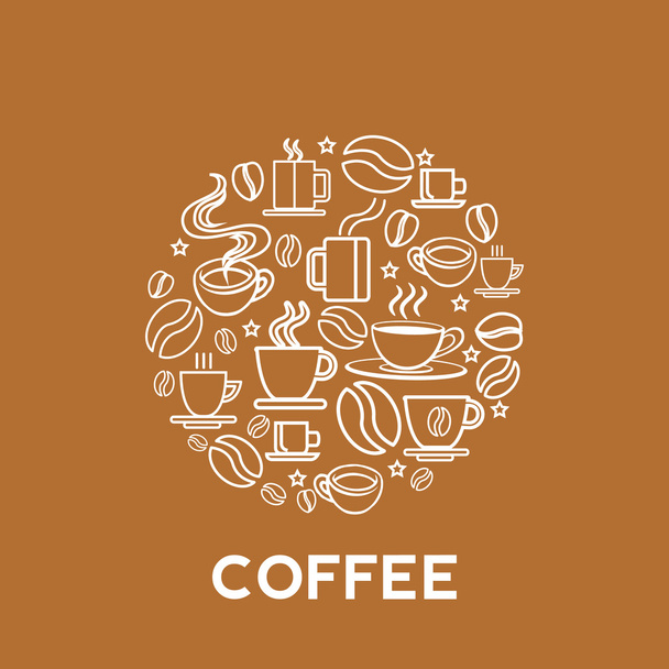 coffee house logo - Vector, Image