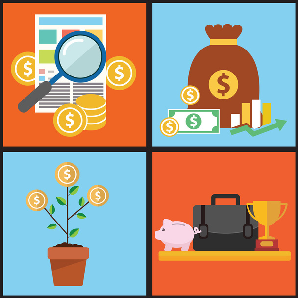 marketing and finance concepts. - Vector, Image