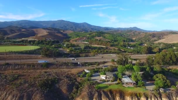 Luchtfoto video van Malibu, Californië - Video