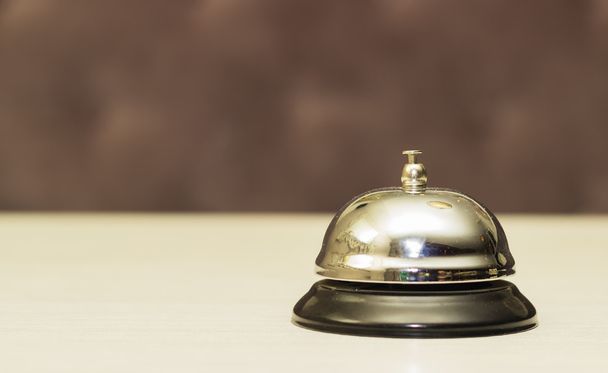 Service bell on reception - Foto, imagen