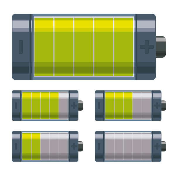 Conception d'énergie de batterie
. - Vecteur, image