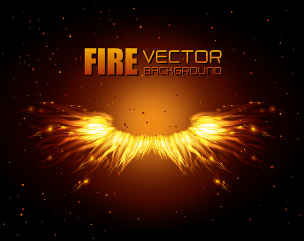 Fire digital design. - Vector, Image