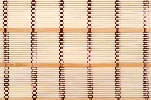 Bamboo place mat for sushi - Foto, afbeelding