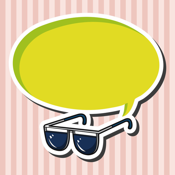 sun glasses theme elements - Vector, afbeelding