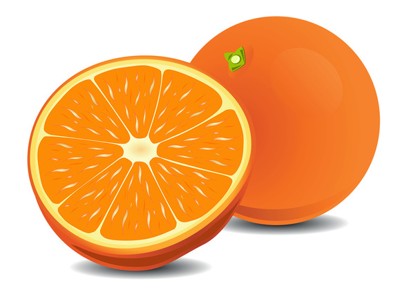 Naranja maduro
 - Vector, imagen