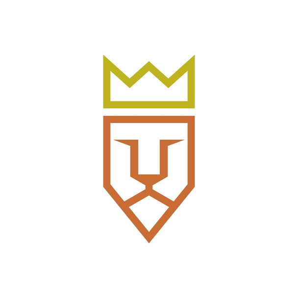 Aslan Logo şablonu - Vektör, Görsel
