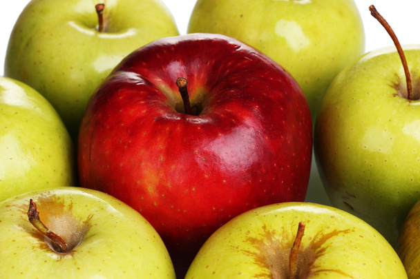 Juicy sweet apples closeup - Foto, Imagen