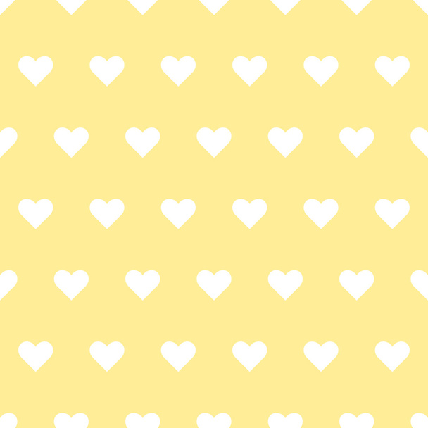 Hearts vector seamless pattern. - Vektor, Bild