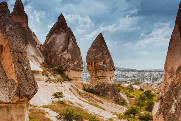 Rock formations of Cappadocia - Fotoğraf, Görsel