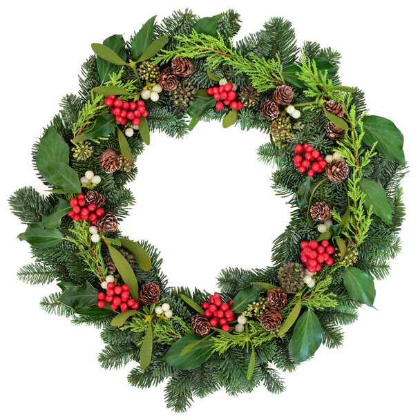 Traditional Christmas Wreath  - Photo, Image