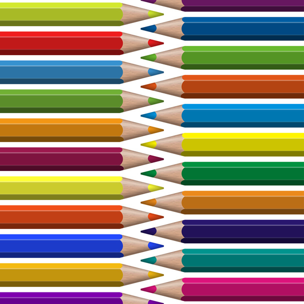 Kleurpotloden - Vector, afbeelding
