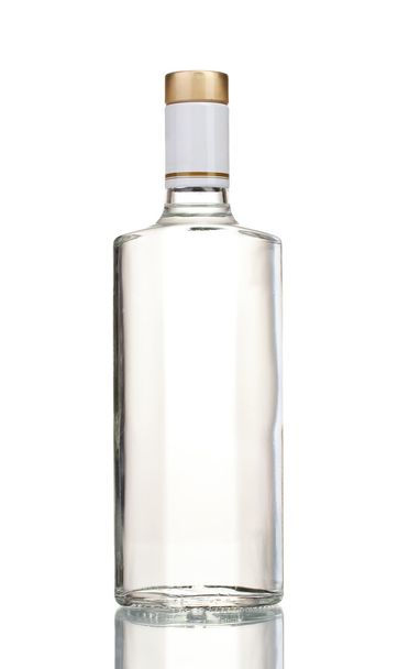 Bottle of vodka isolated on white - Photo, Image