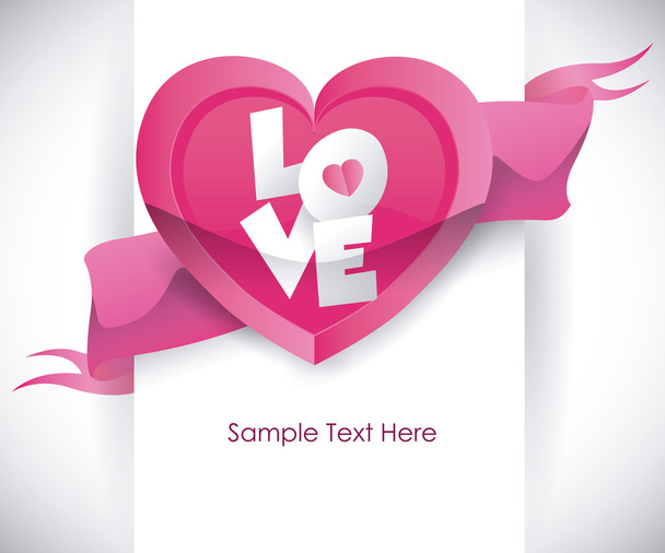 Love card design. - Vector, Image