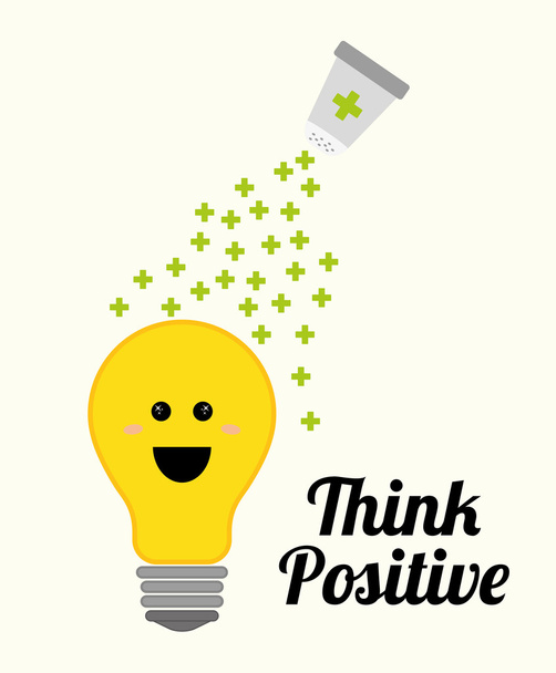 Think positive design. - Vector, Image