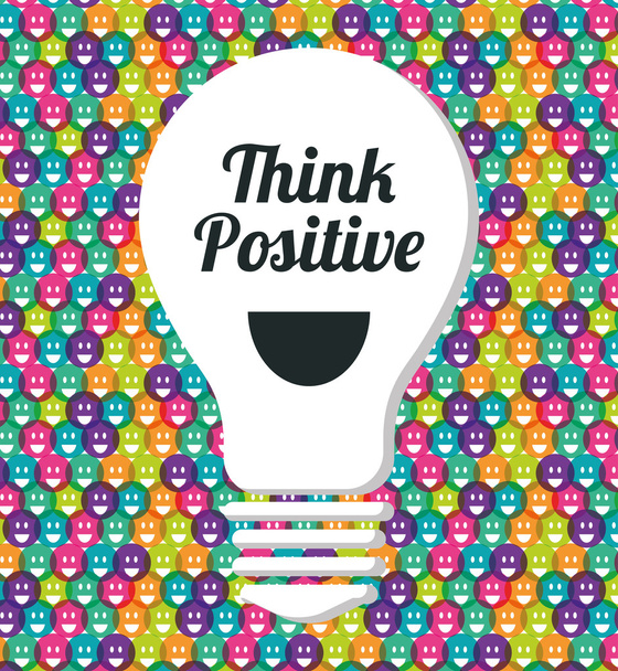 Think positive design. - Vecteur, image