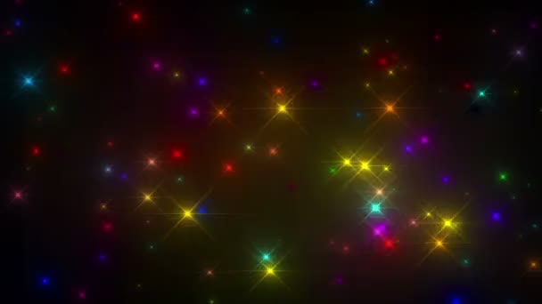 Multicolored Glitter Flash Background Loop - Footage, Video