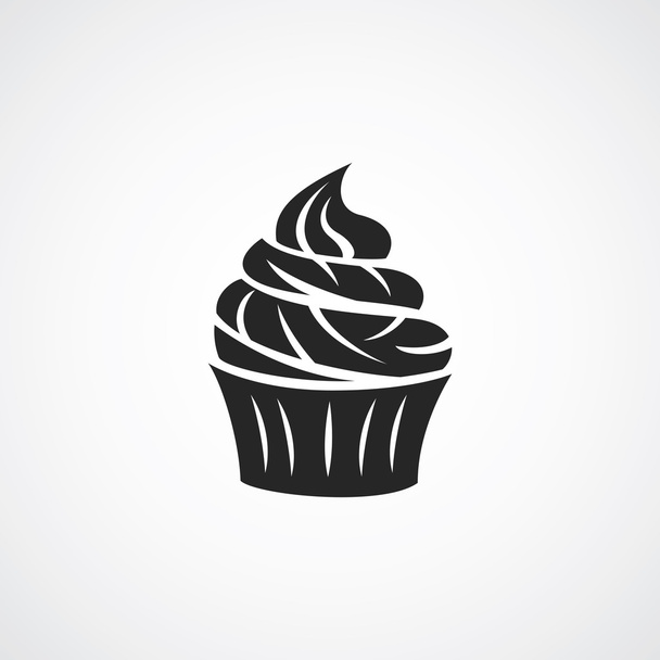 cupcake, μάφιν λογότυπο - Διάνυσμα, εικόνα