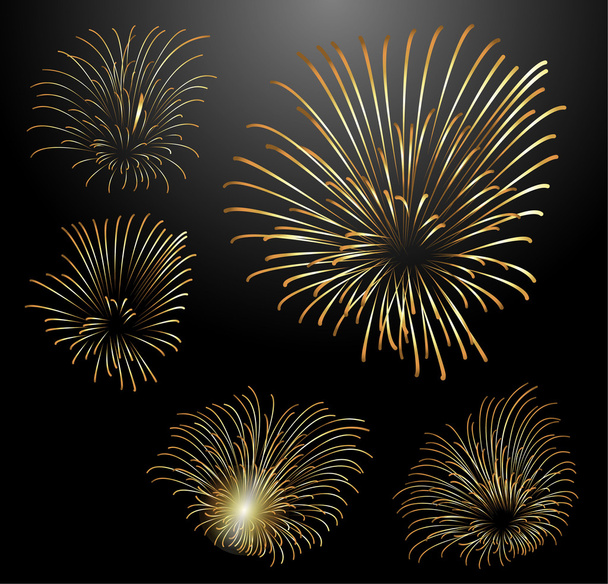 Fireworks Background - Vector, Image