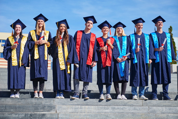 group of young graduates - Foto, Imagen