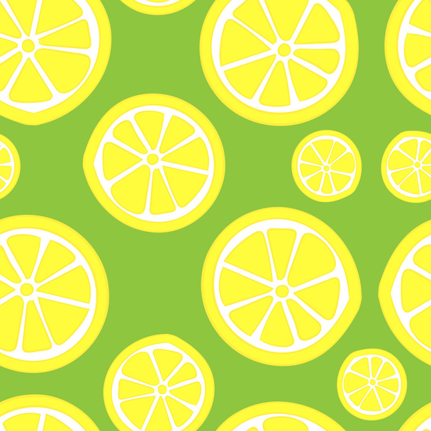 Seamless lemons - Vektor, obrázek