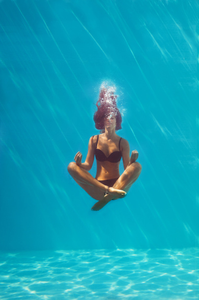 podvodní meditace - Fotografie, Obrázek