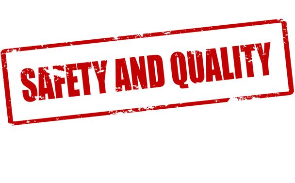 安全性と品質 - ベクター画像