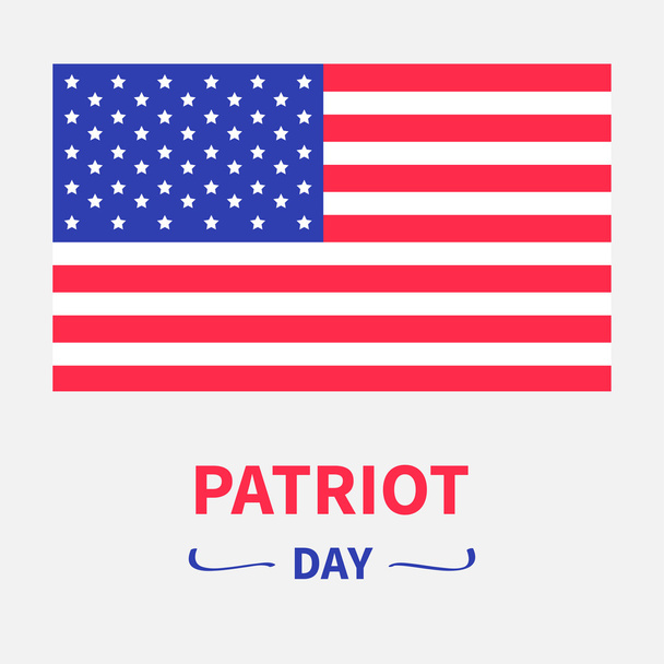 Patriot-napi üdvözlőlap - Vektor, kép