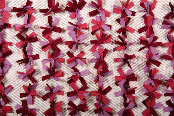 Knitted carpet close-up - Fotografie, Obrázek