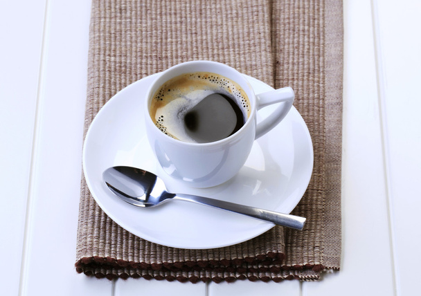 taza de café negro  - Foto, imagen