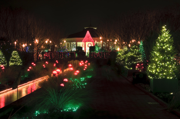 Vánoce na Daniel Stowe zahrady - Fotografie, Obrázek
