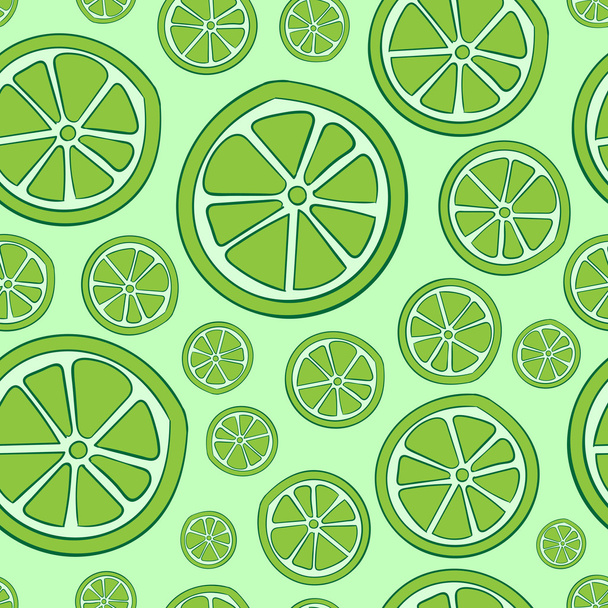 Seamless limes - Vector, afbeelding