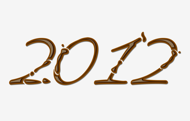 New year 2012 background - Vector, Image